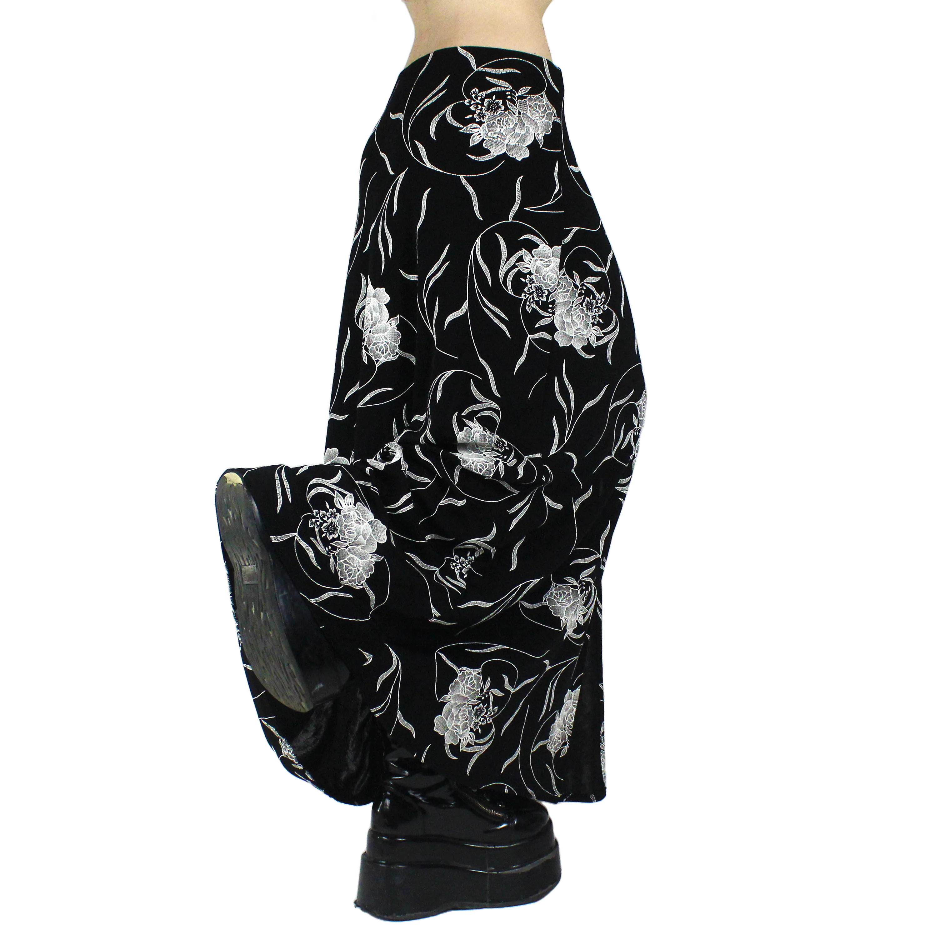 90s Slinky Maxi Skirt (M)