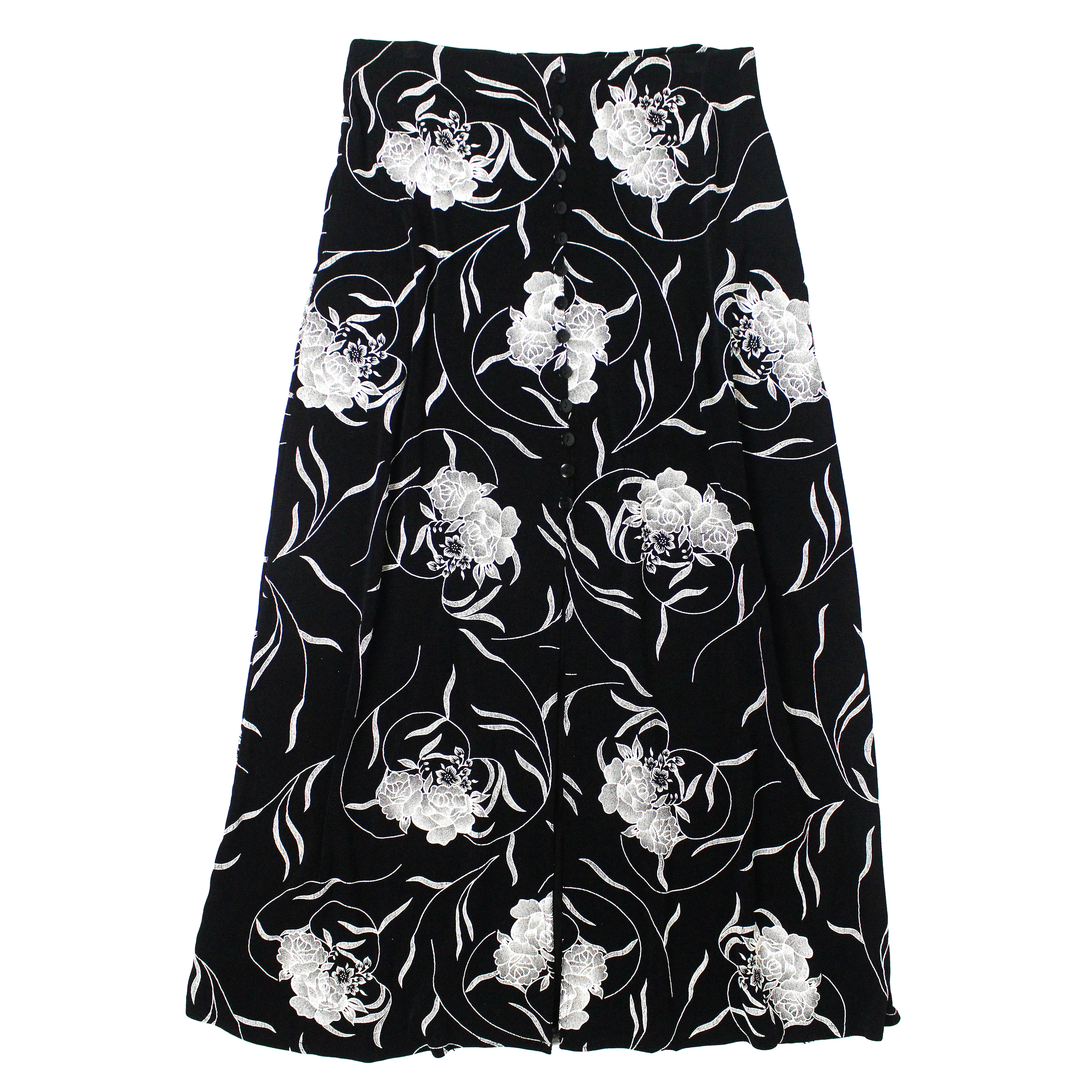 90s Slinky Maxi Skirt (M)