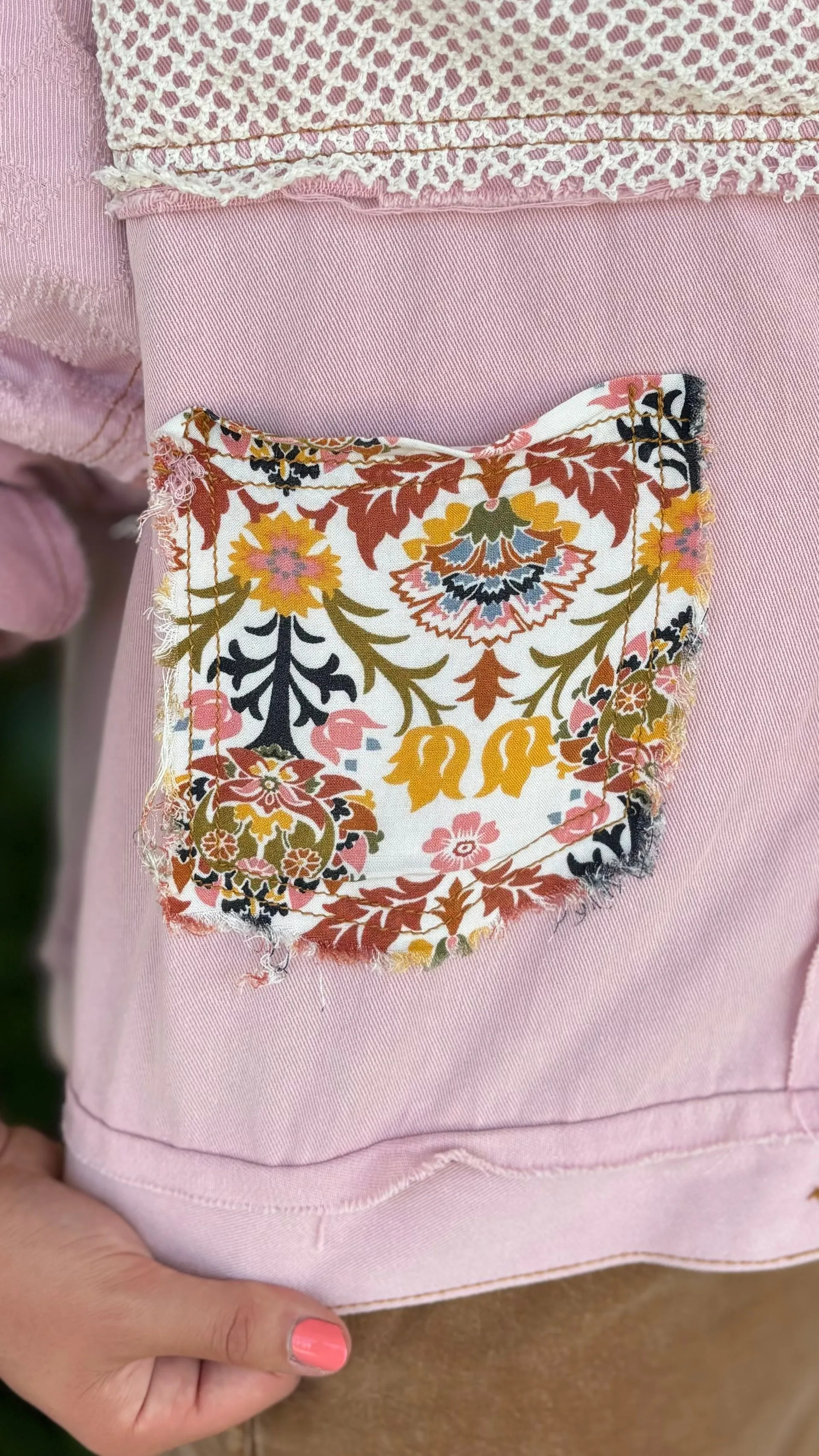 Adore You Patchwork Jacket