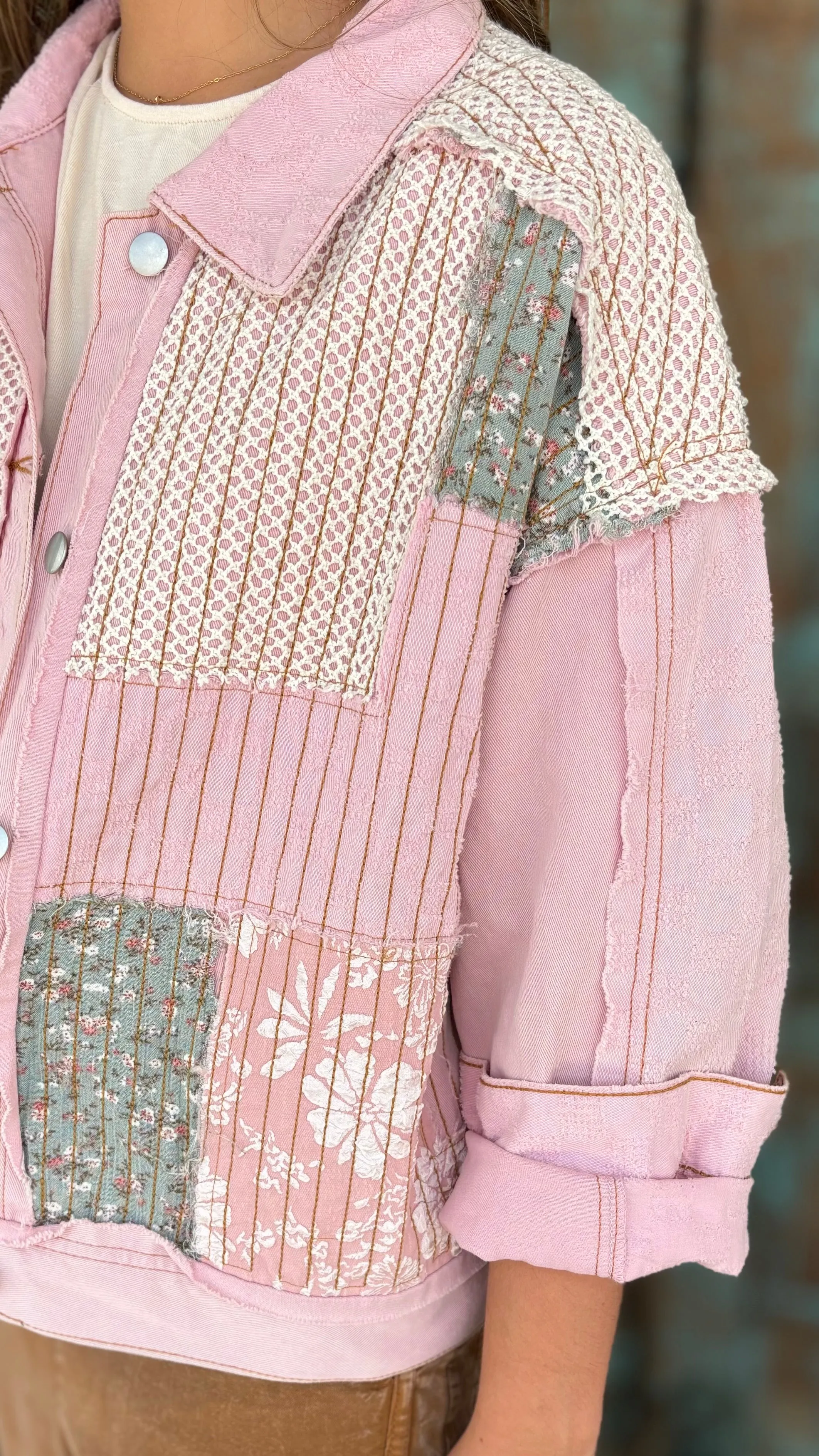 Adore You Patchwork Jacket