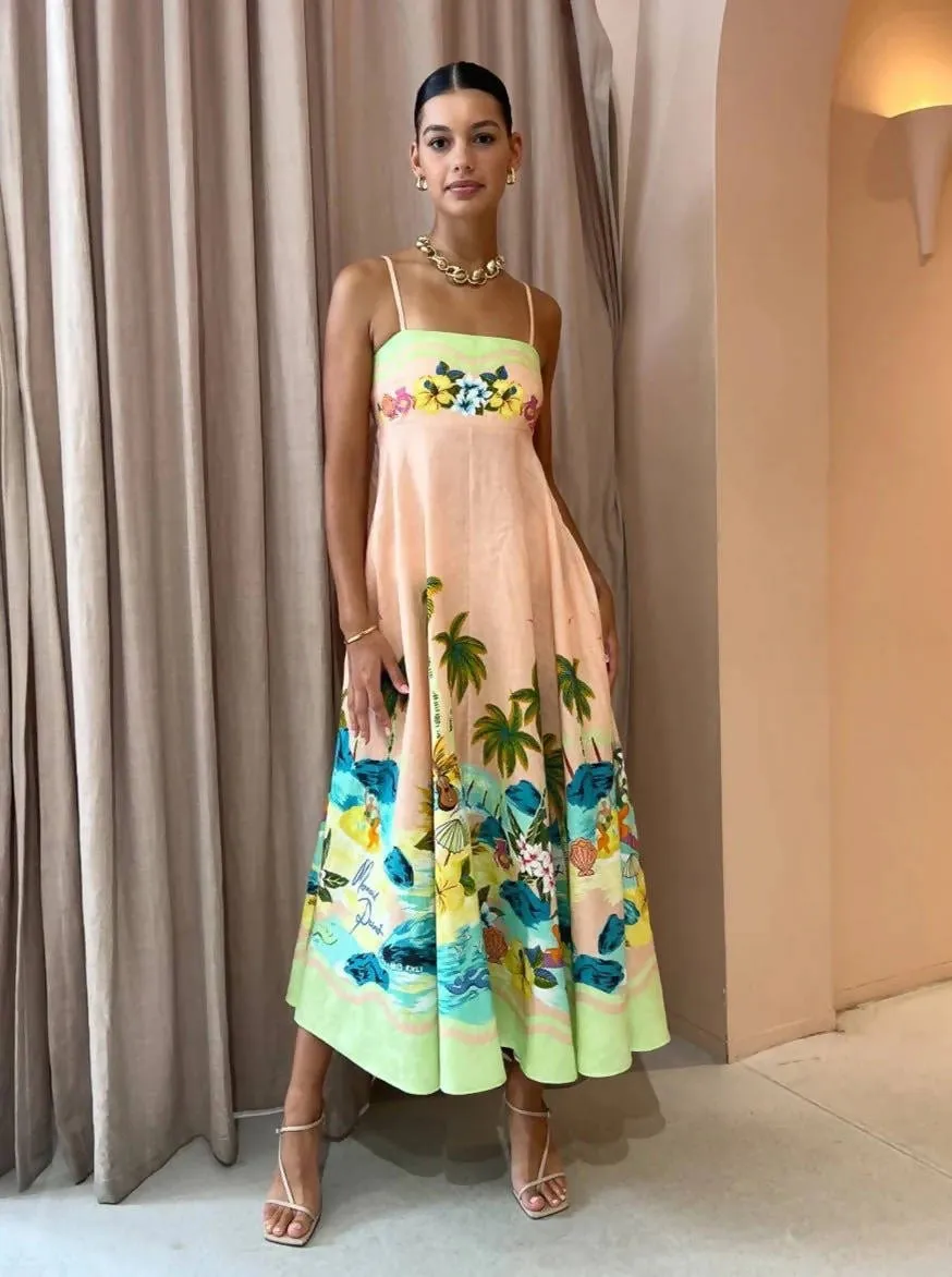 Alemais Mermaid Point Sundress Size 10