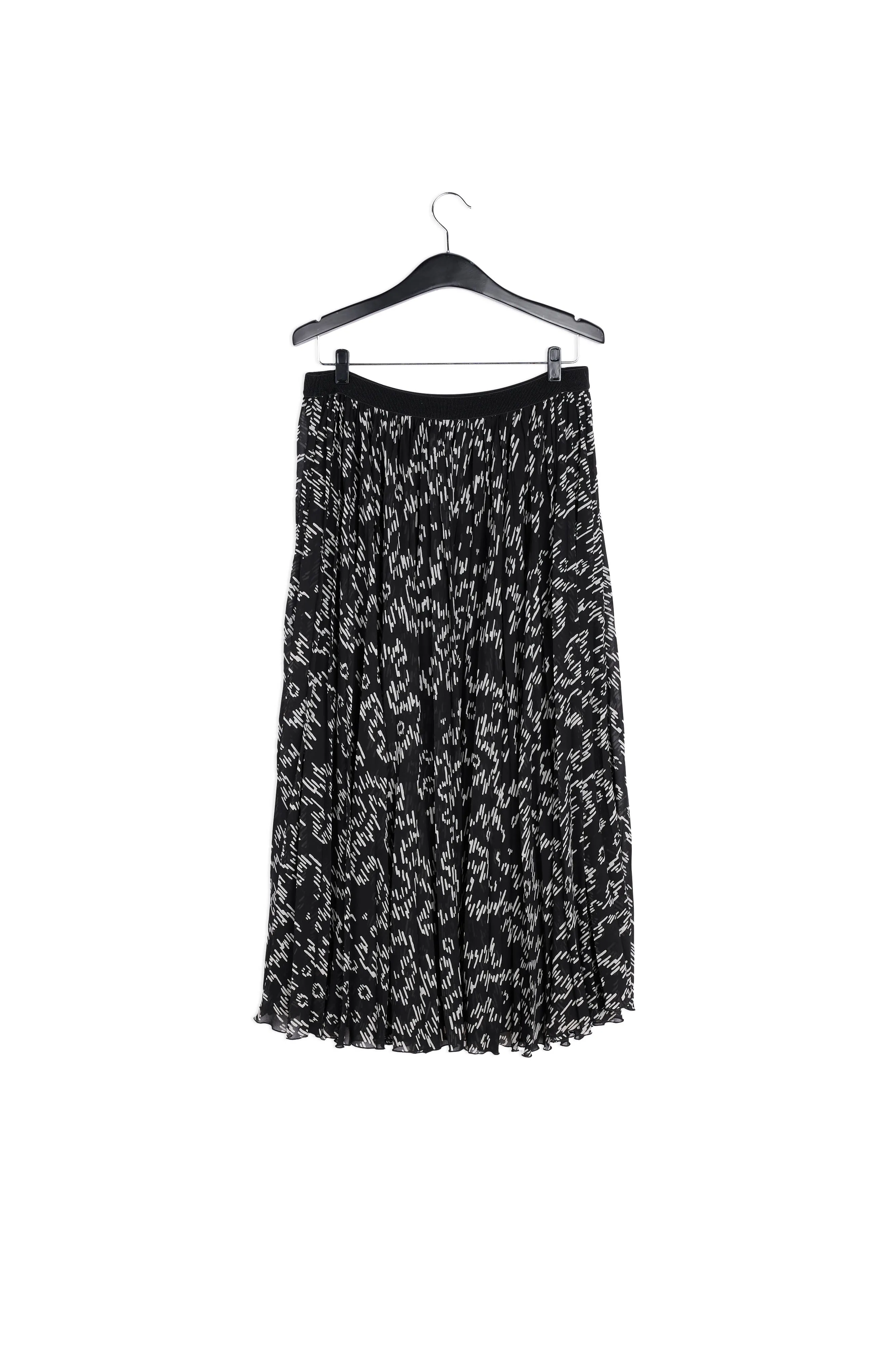 Atelevision plissé midi skirt