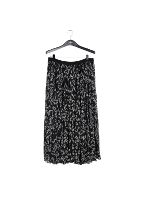Atelevision plissé midi skirt
