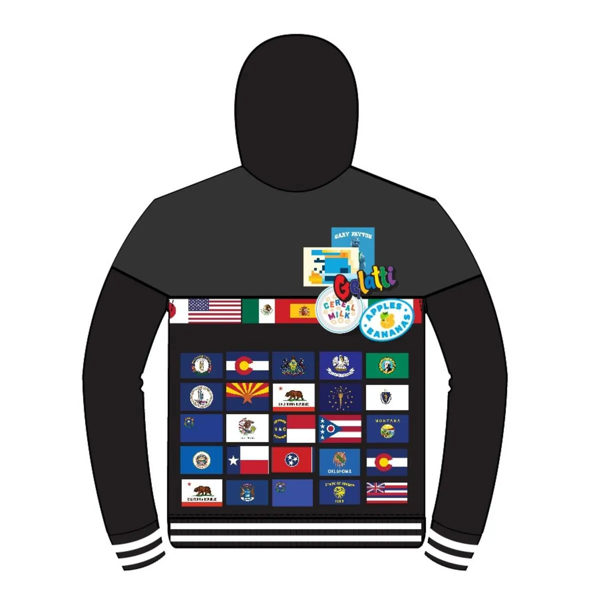 Award Tour Fleece Pullover-Black