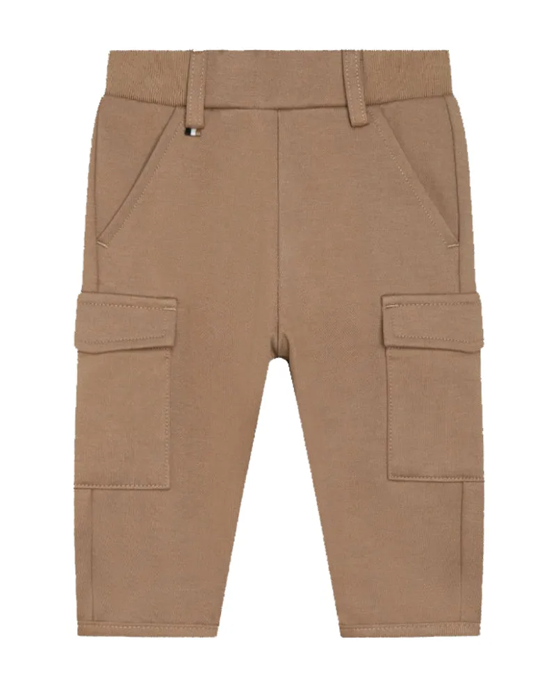 Baby Boys Beige Cargo Pants