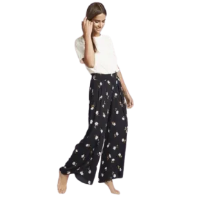 Billabong Wandering Soul Floral Women Lifestyle Pant Black Floral S3Pt06-7542