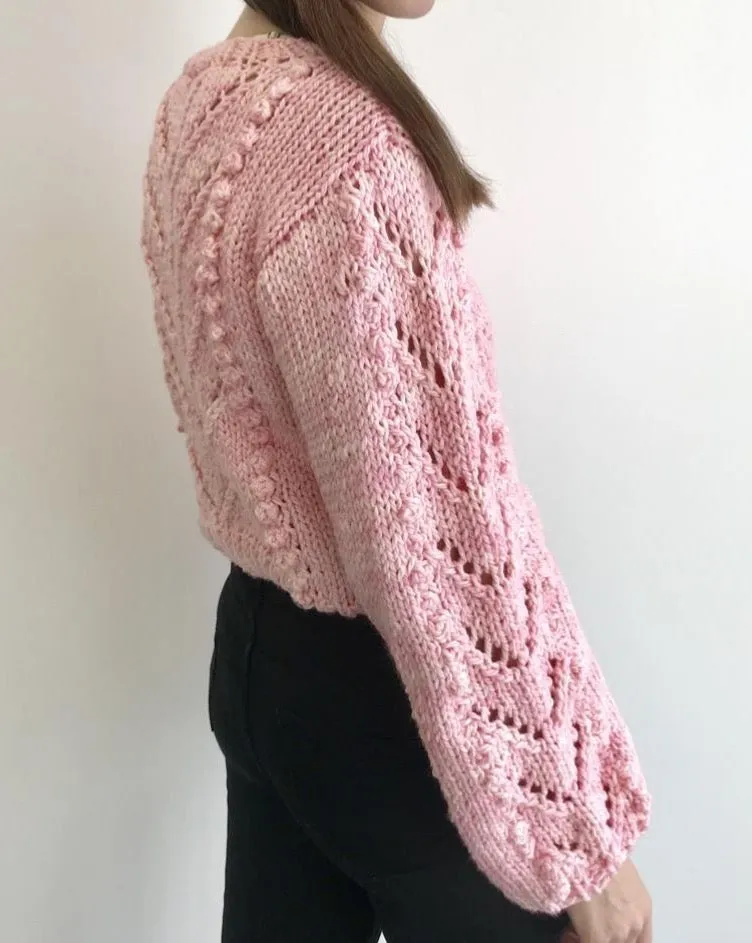 Bobble Tea Sweater - Downloadable Knitting Pattern