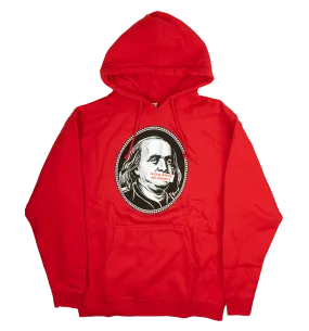 BRADLEY MARTIN BENJAMIN HOODIE RED - RAW-20-21587