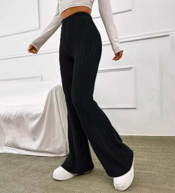 Brit & Boho™ I Pamela Micro Flared High Waist Long Pants