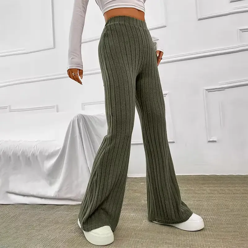 Brit & Boho™ I Pamela Micro Flared High Waist Long Pants