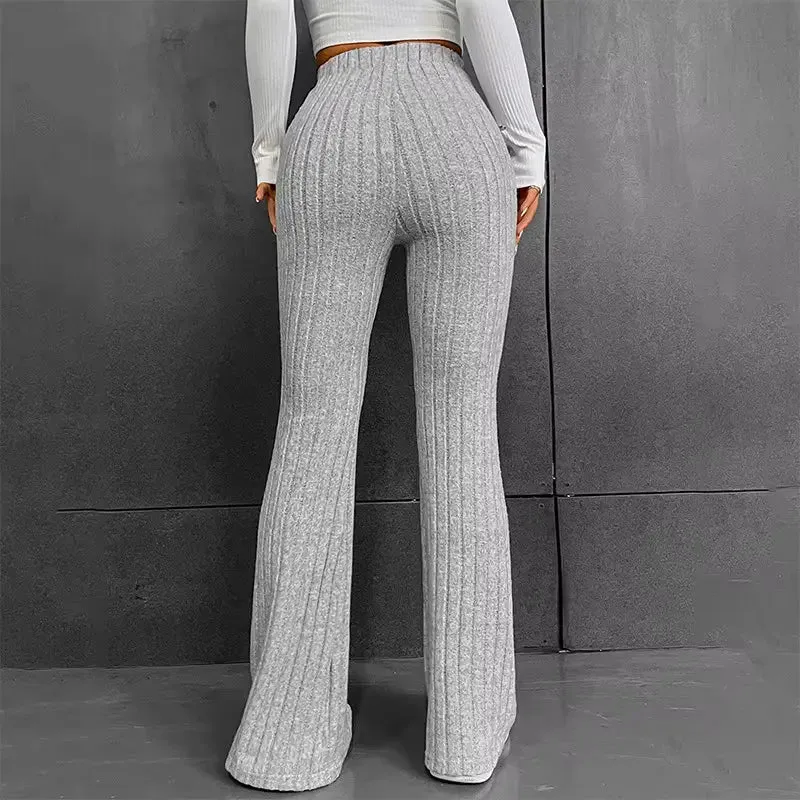 Brit & Boho™ I Pamela Micro Flared High Waist Long Pants