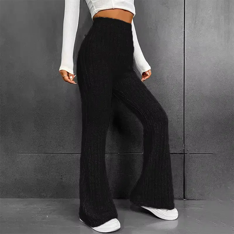 Brit & Boho™ I Pamela Micro Flared High Waist Long Pants