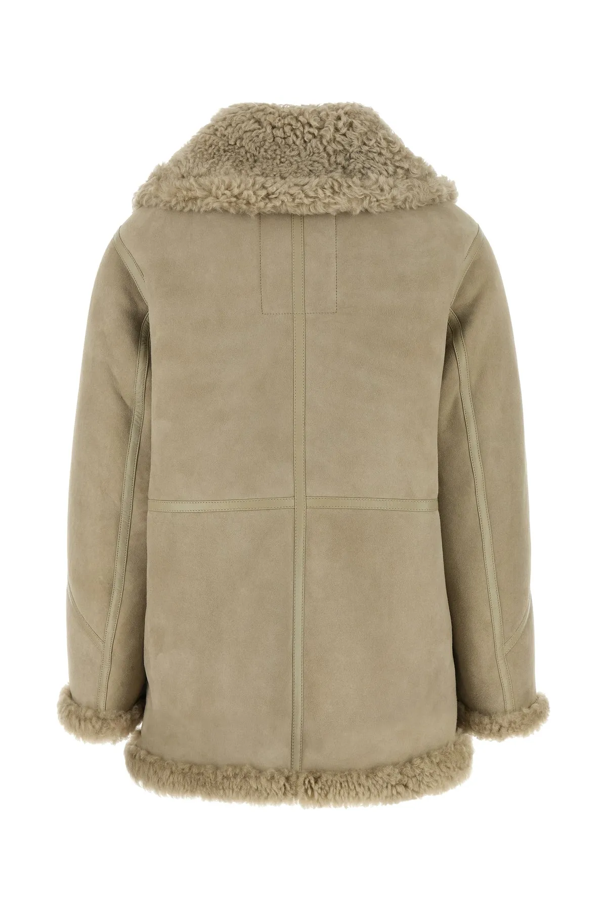Cappuccino shearling jacket