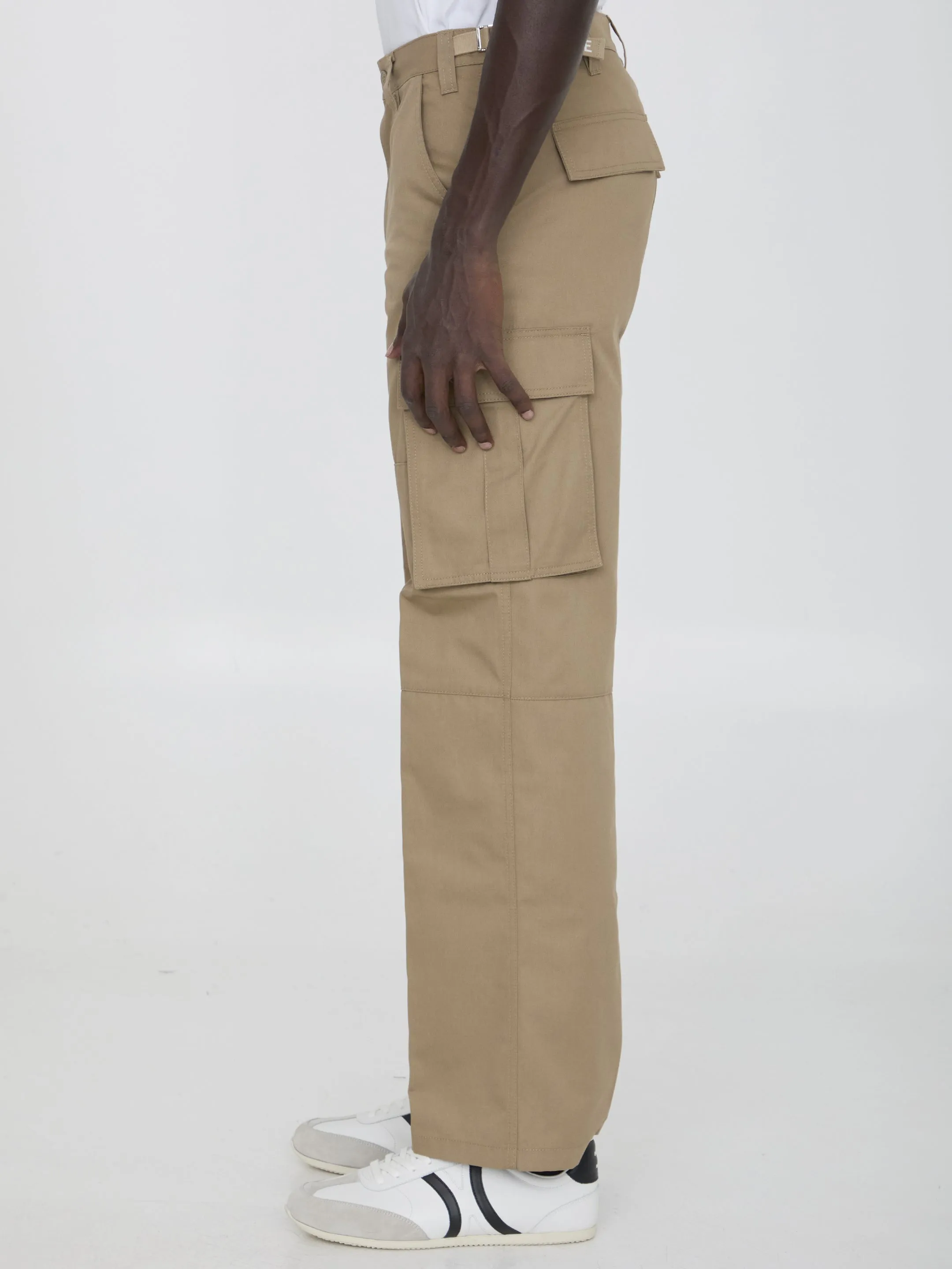Celine Cargo Pants In Beige