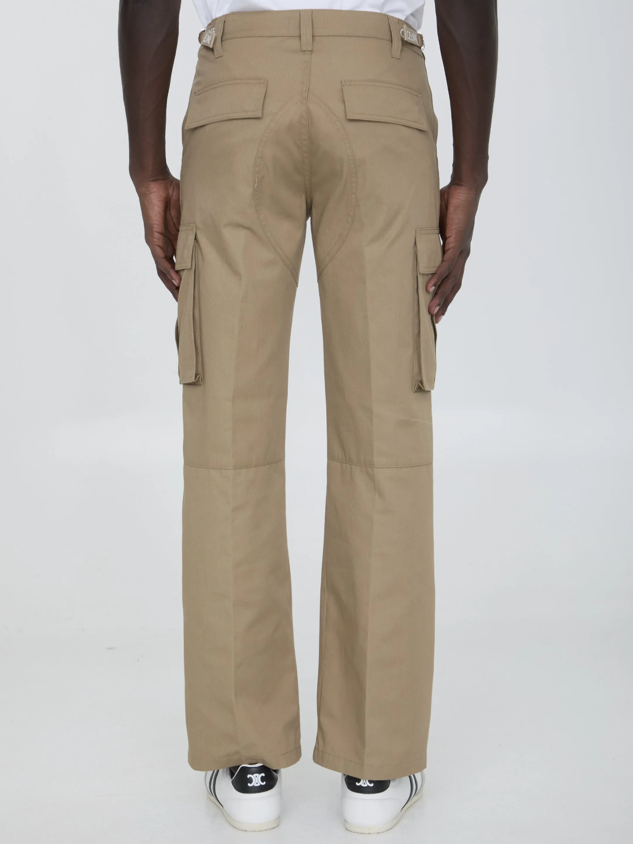 Celine Cargo Pants In Beige