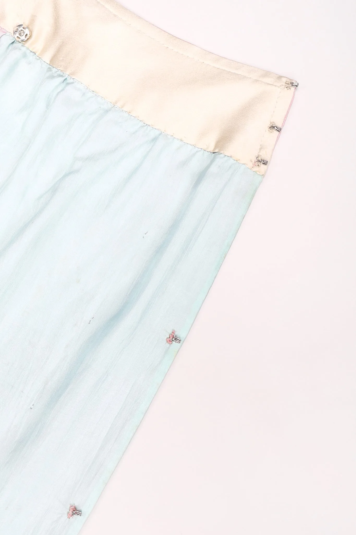 Chinese Spring Blossom Pleated Skirt