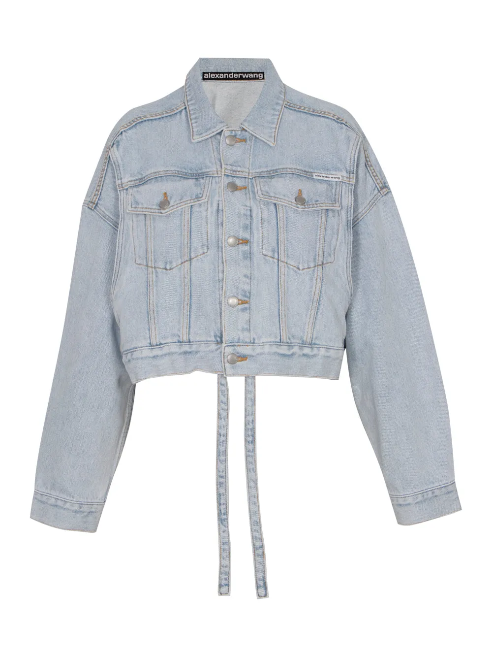 Cinch Hem Trucker Jacket (Bleach)