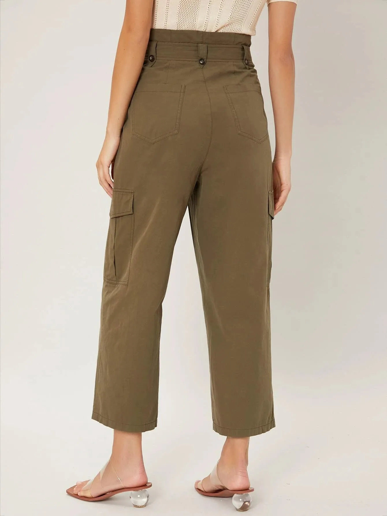 Cropped Cargo Pants