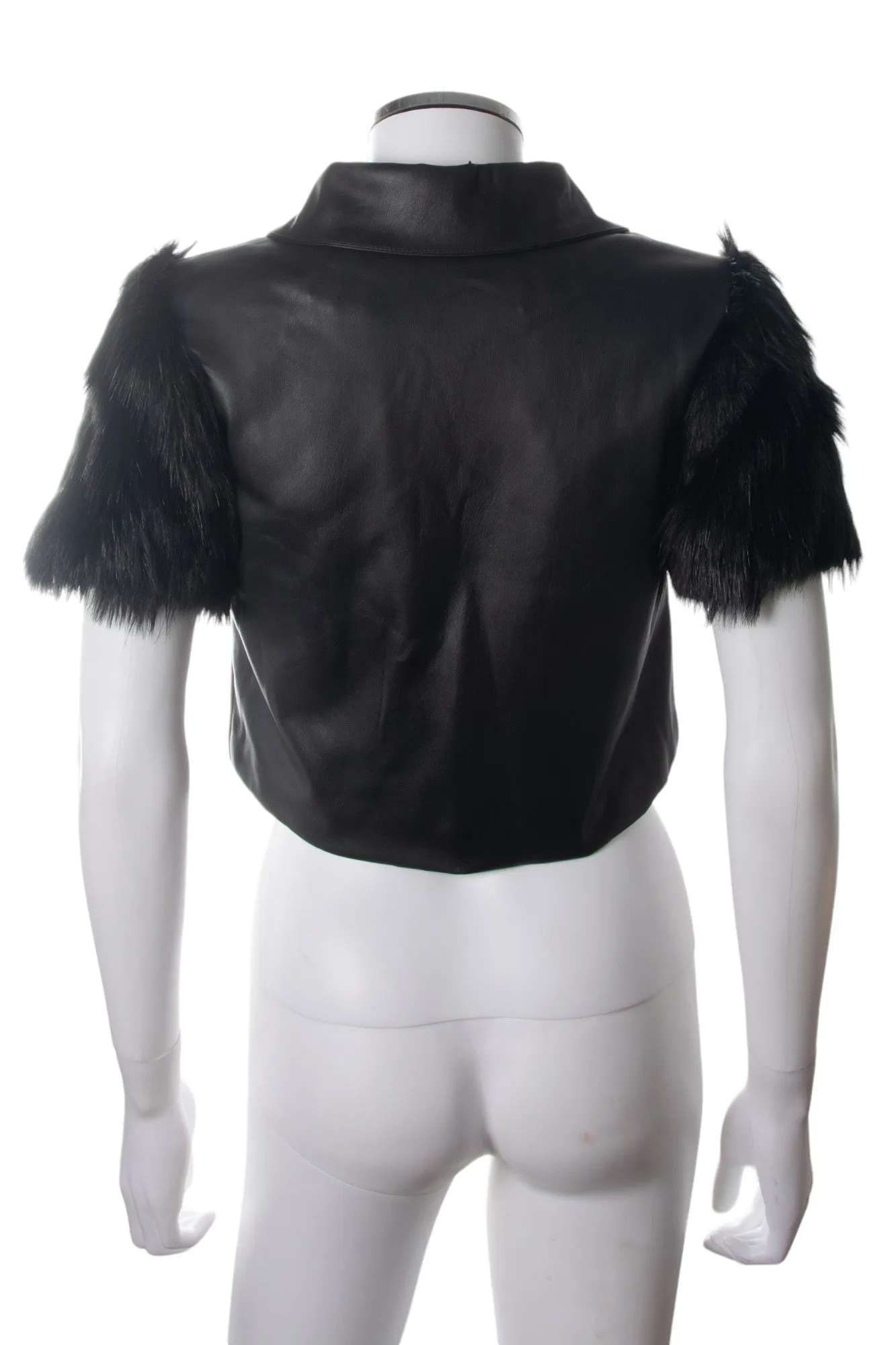 Cropped Moto Jacket