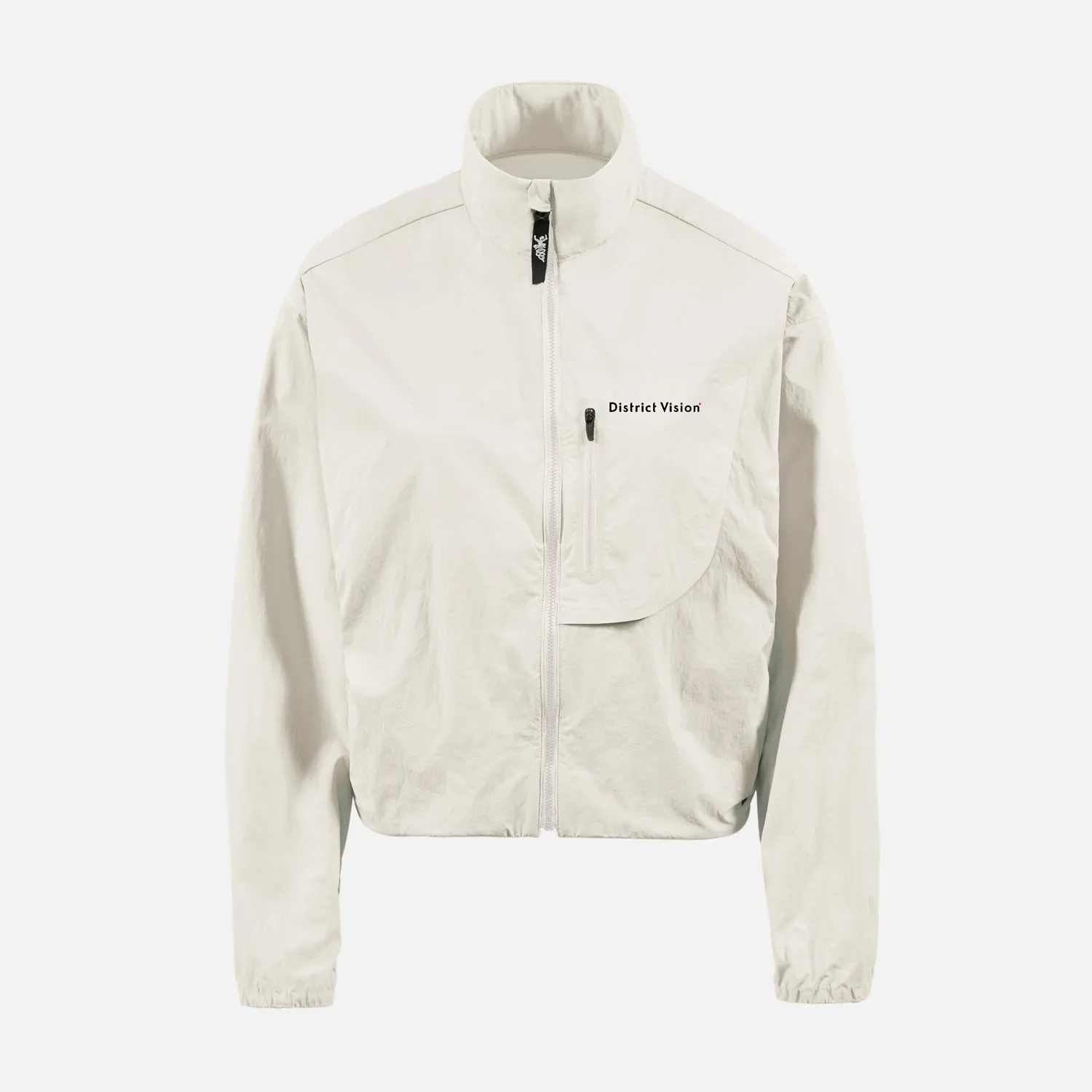 Cropped Recycled DWR Jacket, Limestone