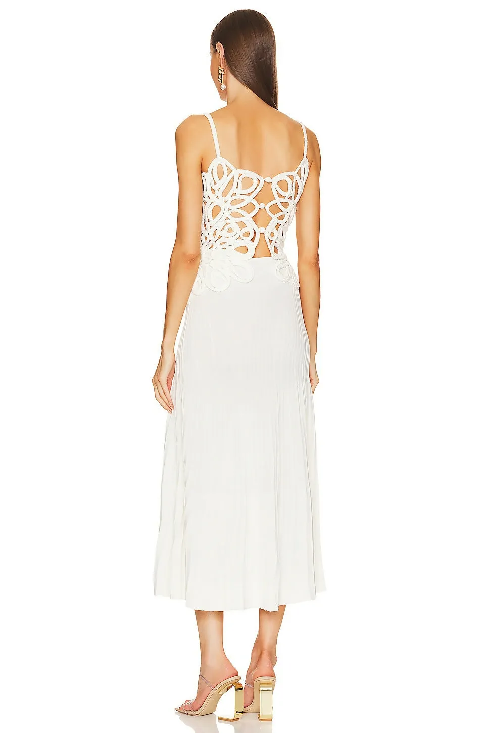 Cult Gaia Nalda Dress White Size 6