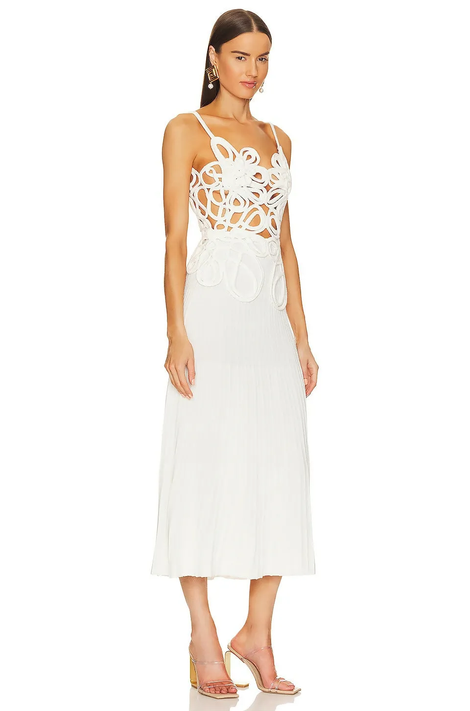 Cult Gaia Nalda Dress White Size 6
