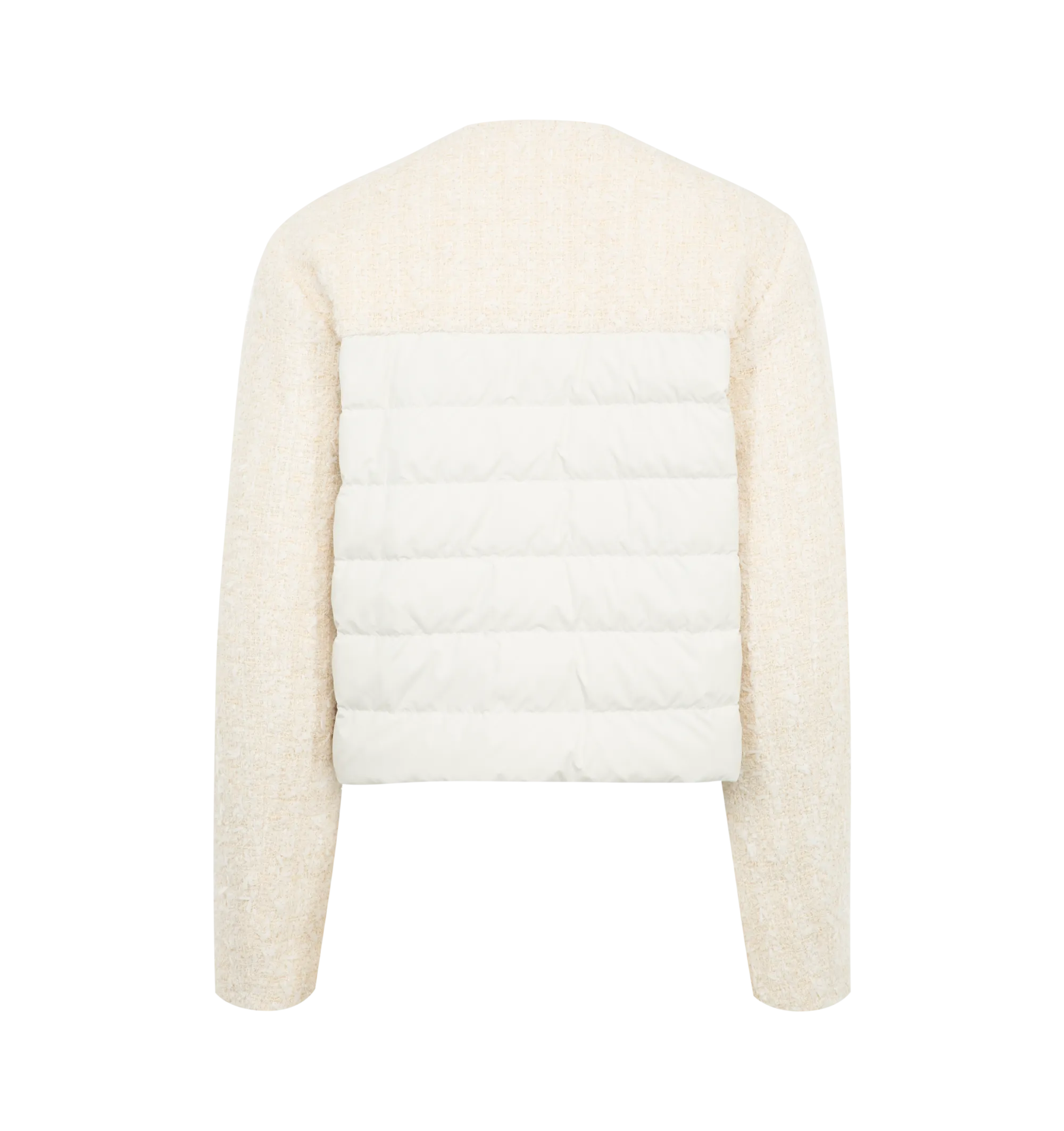 Dauphin Mixed Media Cropped Jacket (Womens)