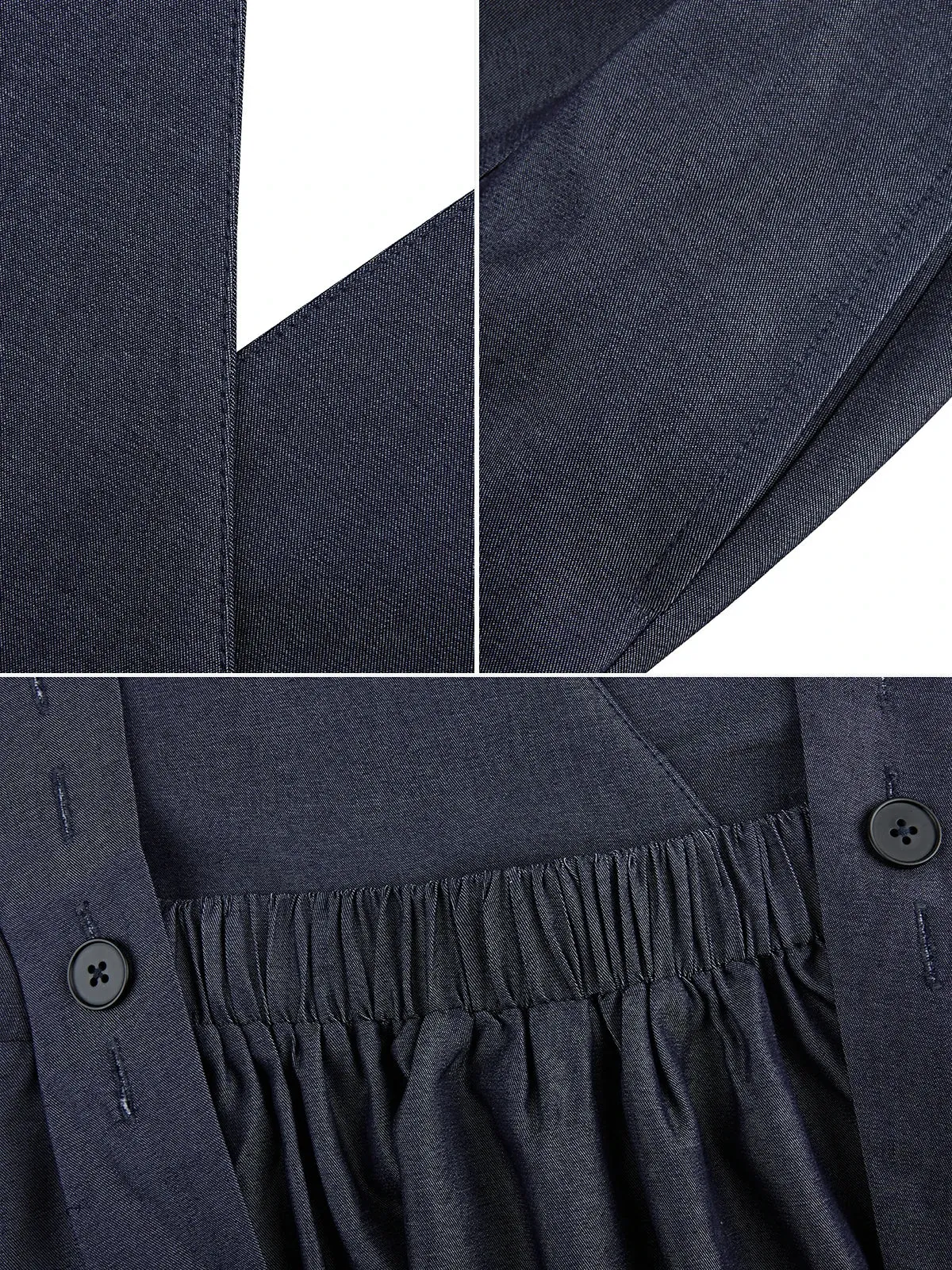 Deep V Neck Elastic Overall Midi Dress