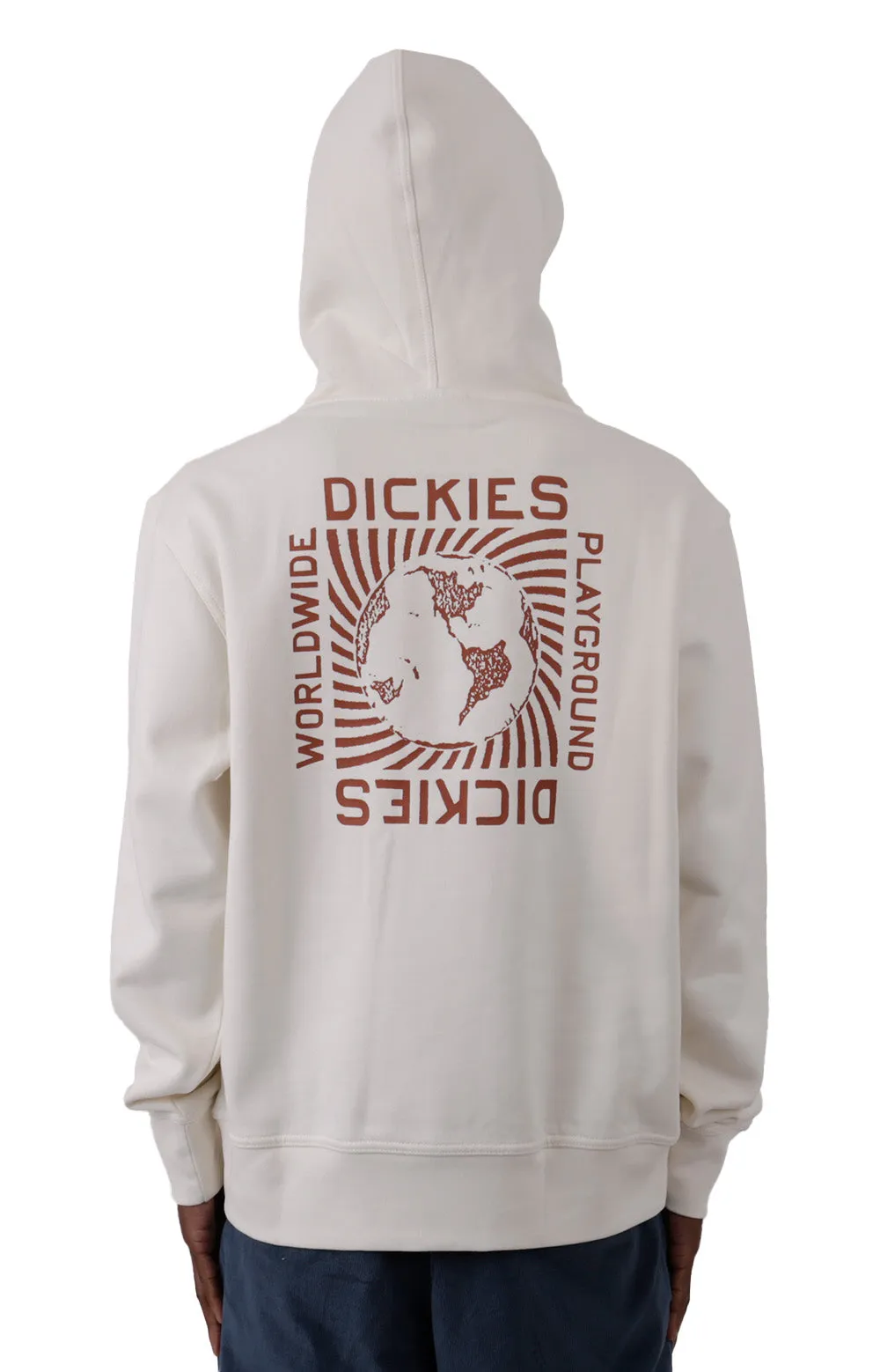 Dickies Marbury Pullover Hoodie Men’s White Cotton (Twr27Wh)