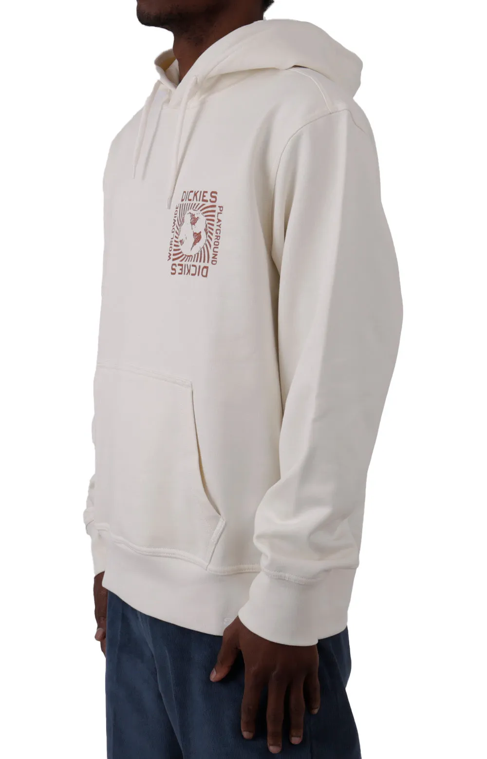 Dickies Marbury Pullover Hoodie Men’s White Cotton (Twr27Wh)