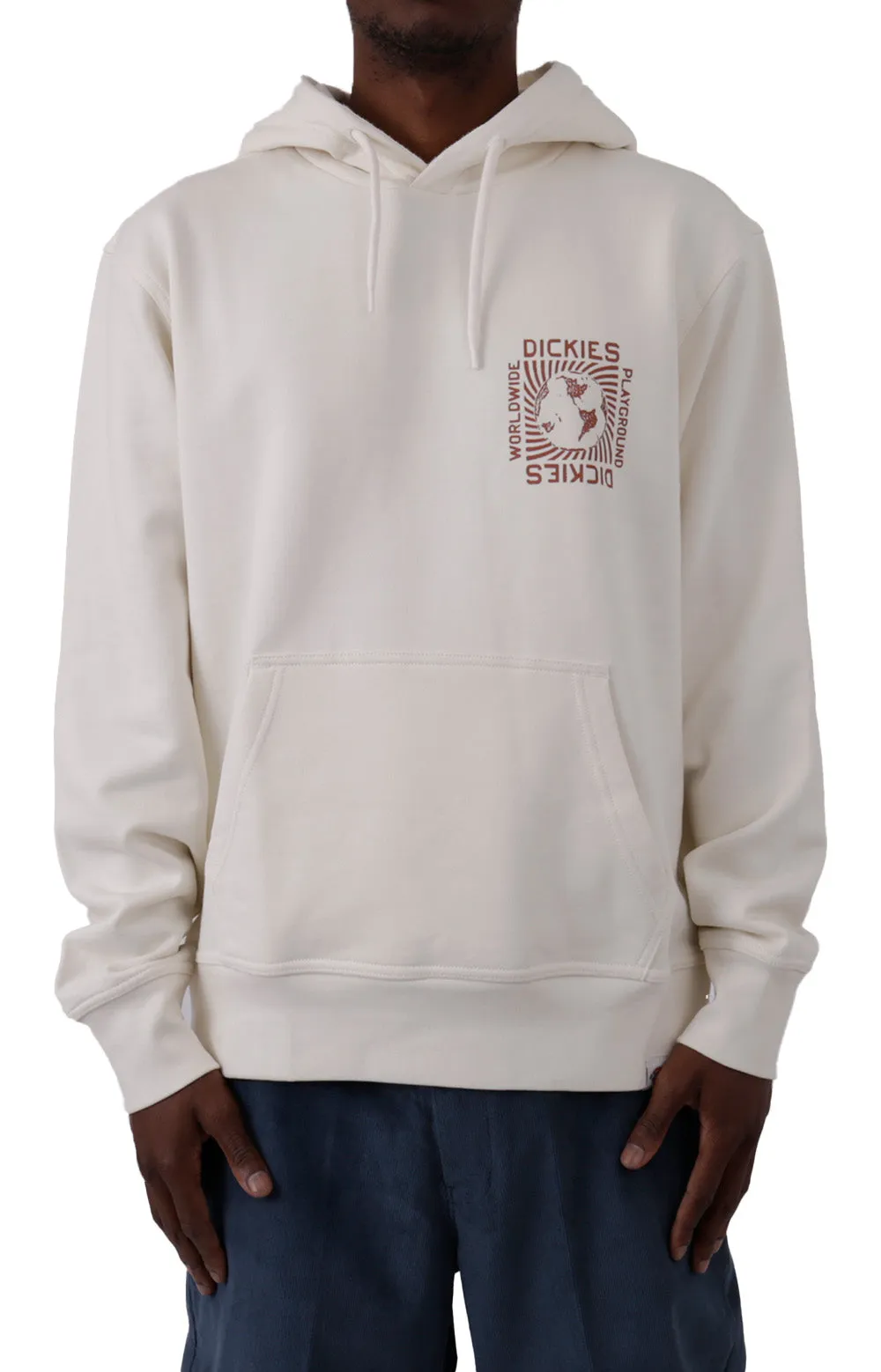 Dickies Marbury Pullover Hoodie Men’s White Cotton (Twr27Wh)