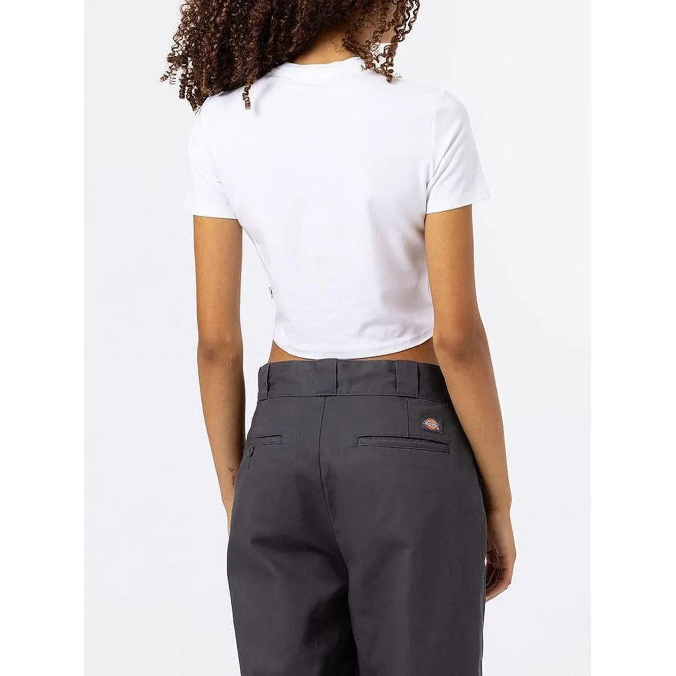 Dickies Women's Maple Valley Logo Cropped T-Shirt