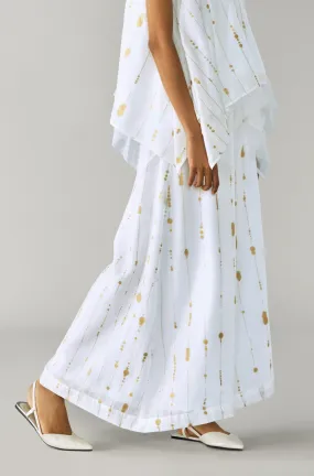 Dot and Line Flared Pants