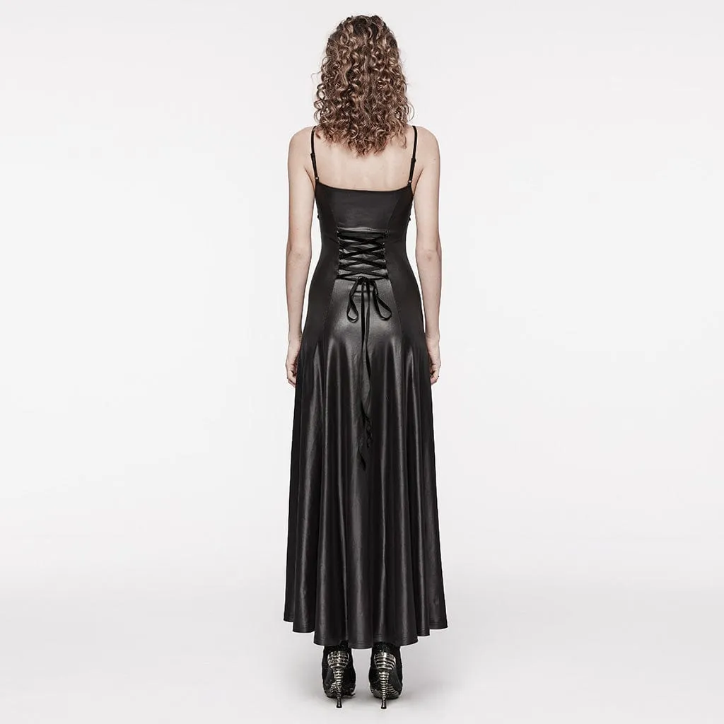 Eremitic PU Slip Dress