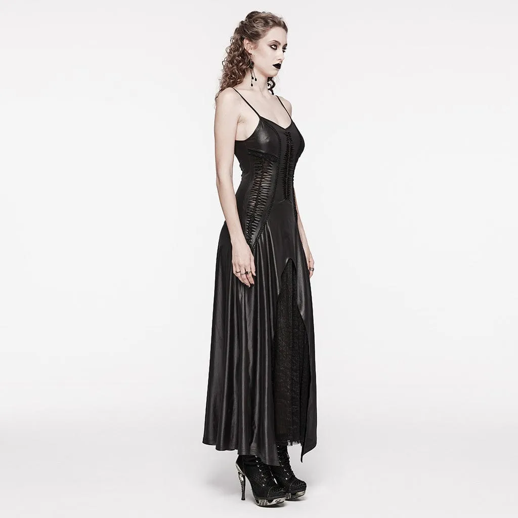 Eremitic PU Slip Dress