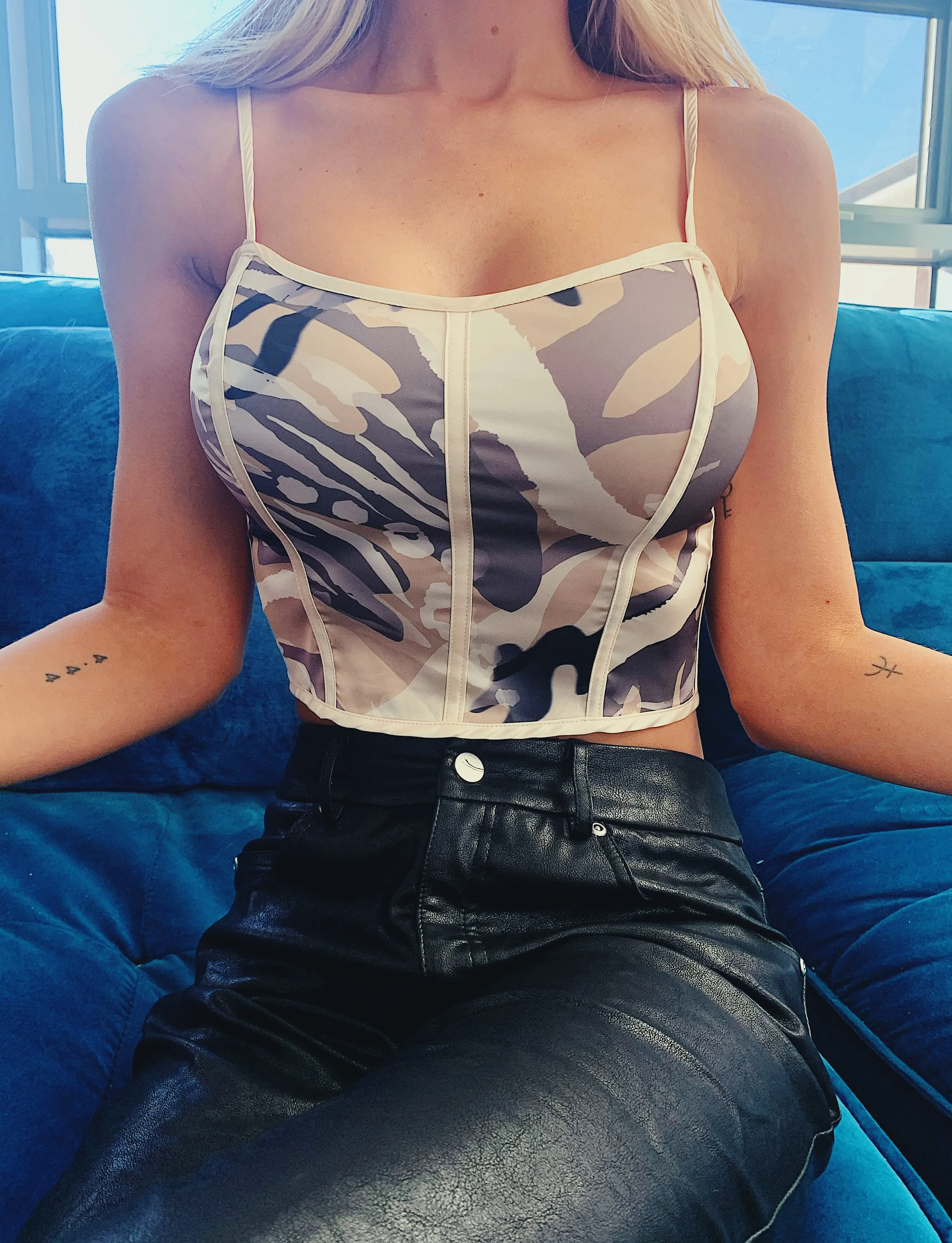 Evanthie Top - Camo