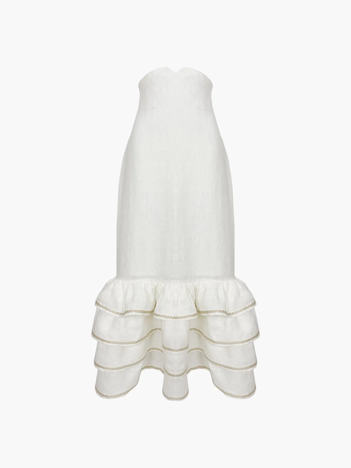Flamenco Skirt | White