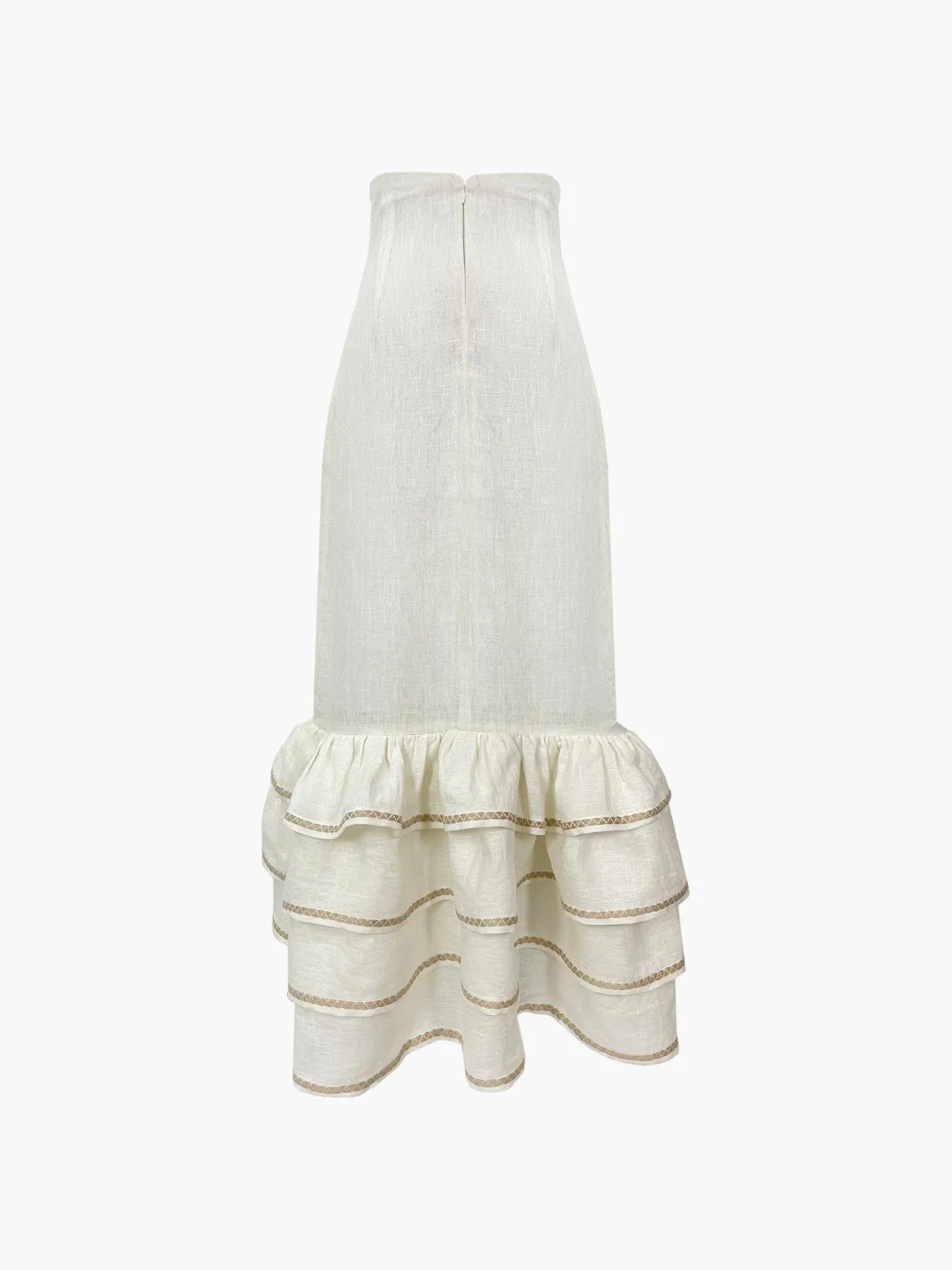 Flamenco Skirt | White