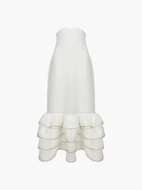 Flamenco Skirt | White