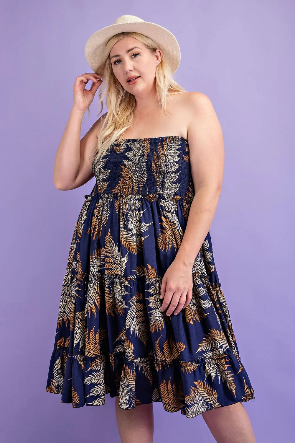 Full of Life Tiered Maxi Skirt in Curvy