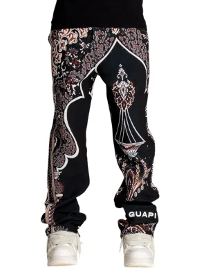 Guapi Obsidian Black Persian Tapestry Pants
