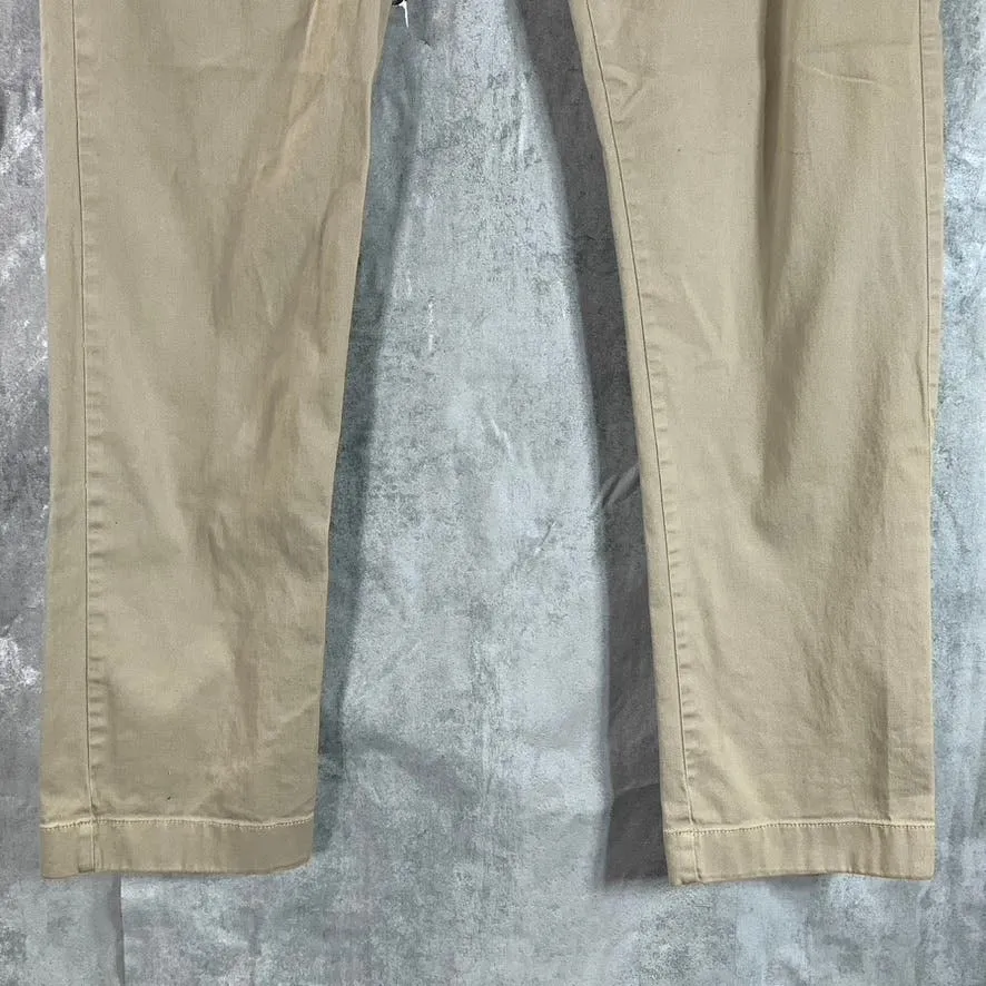 J.CREW Mercantile Men's Tan Slim-Fit Flex Chino Pants SZ 32X32