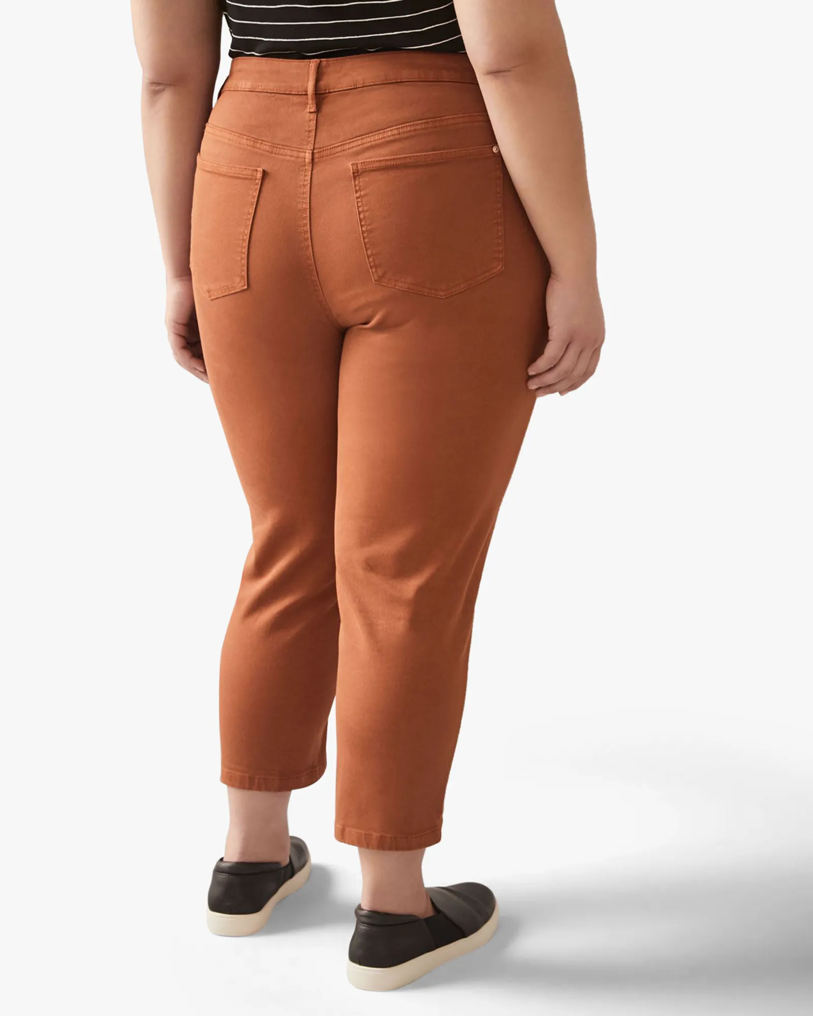 Jessie Cropped Jeans | Brown