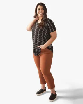 Jessie Cropped Jeans | Brown