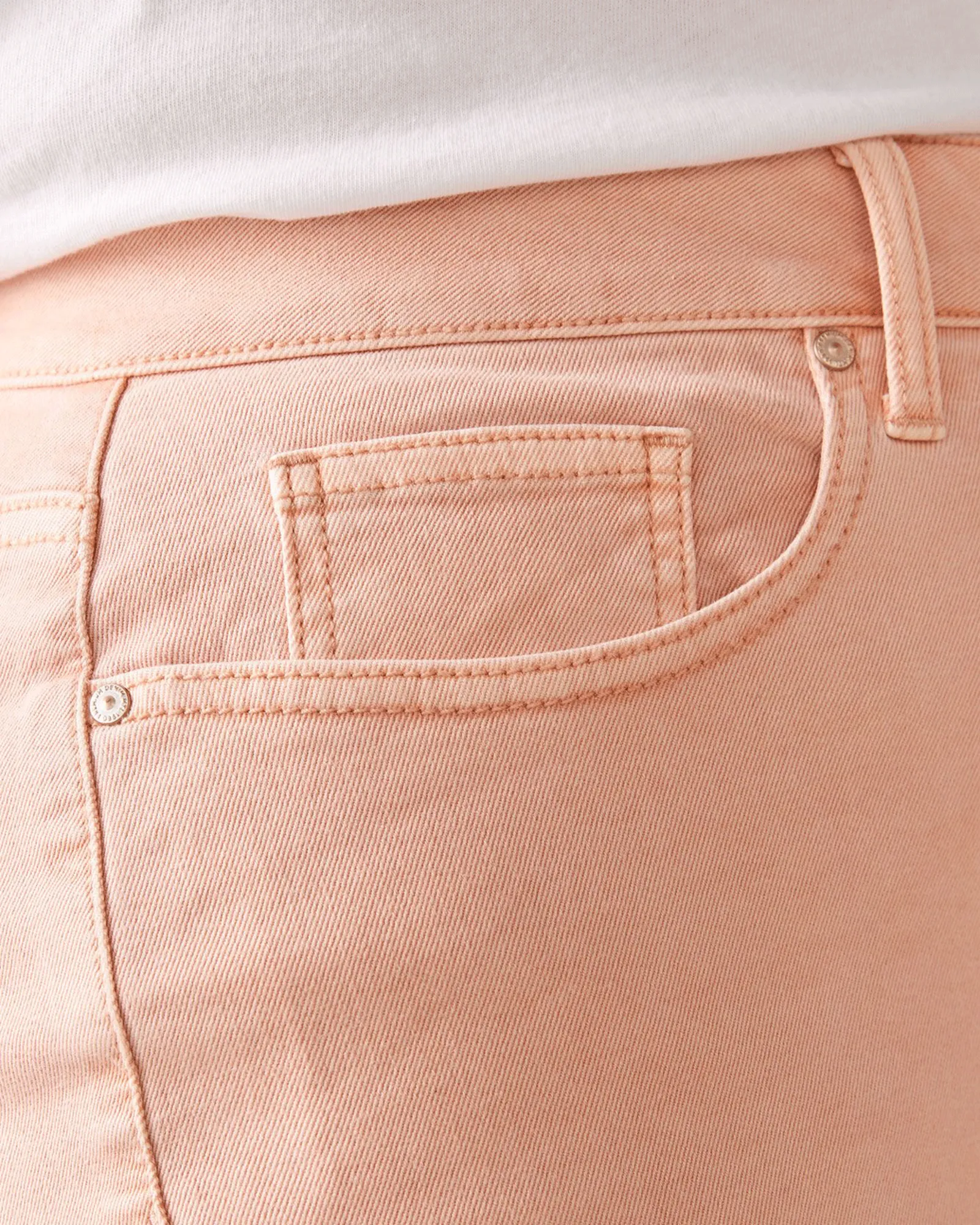Jessie Cropped Jeans | Peach