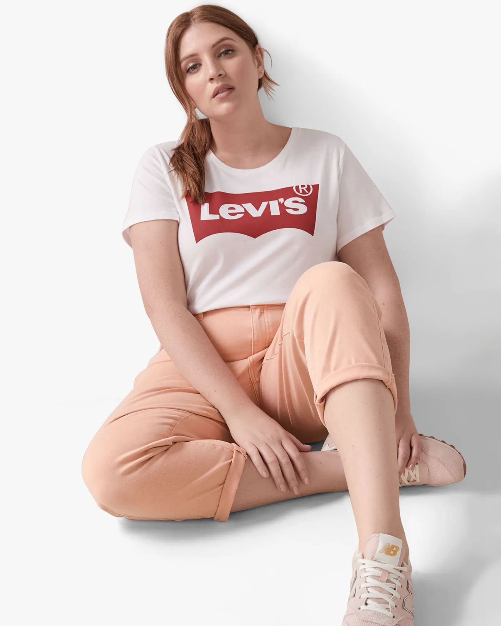 Jessie Cropped Jeans | Peach