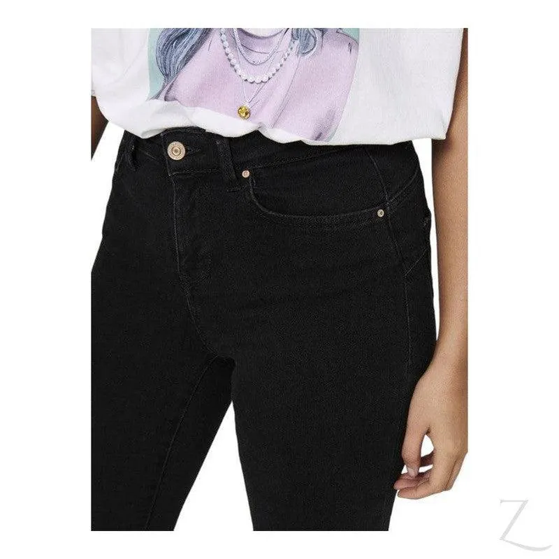 Ladies Super Stretchy Super Skinny Push Up Denim Jeans | Plain | "Phela"