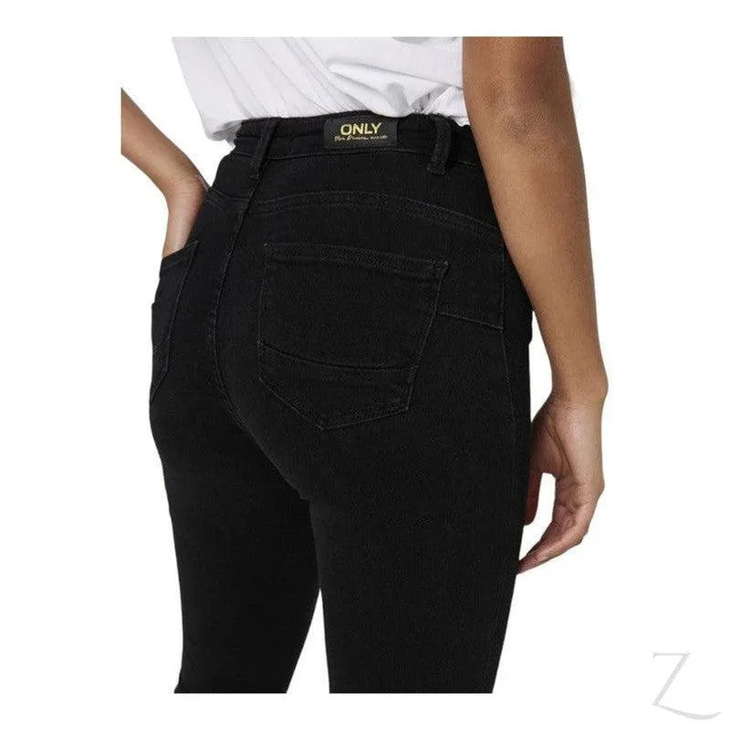 Ladies Super Stretchy Super Skinny Push Up Denim Jeans | Plain | "Phela"