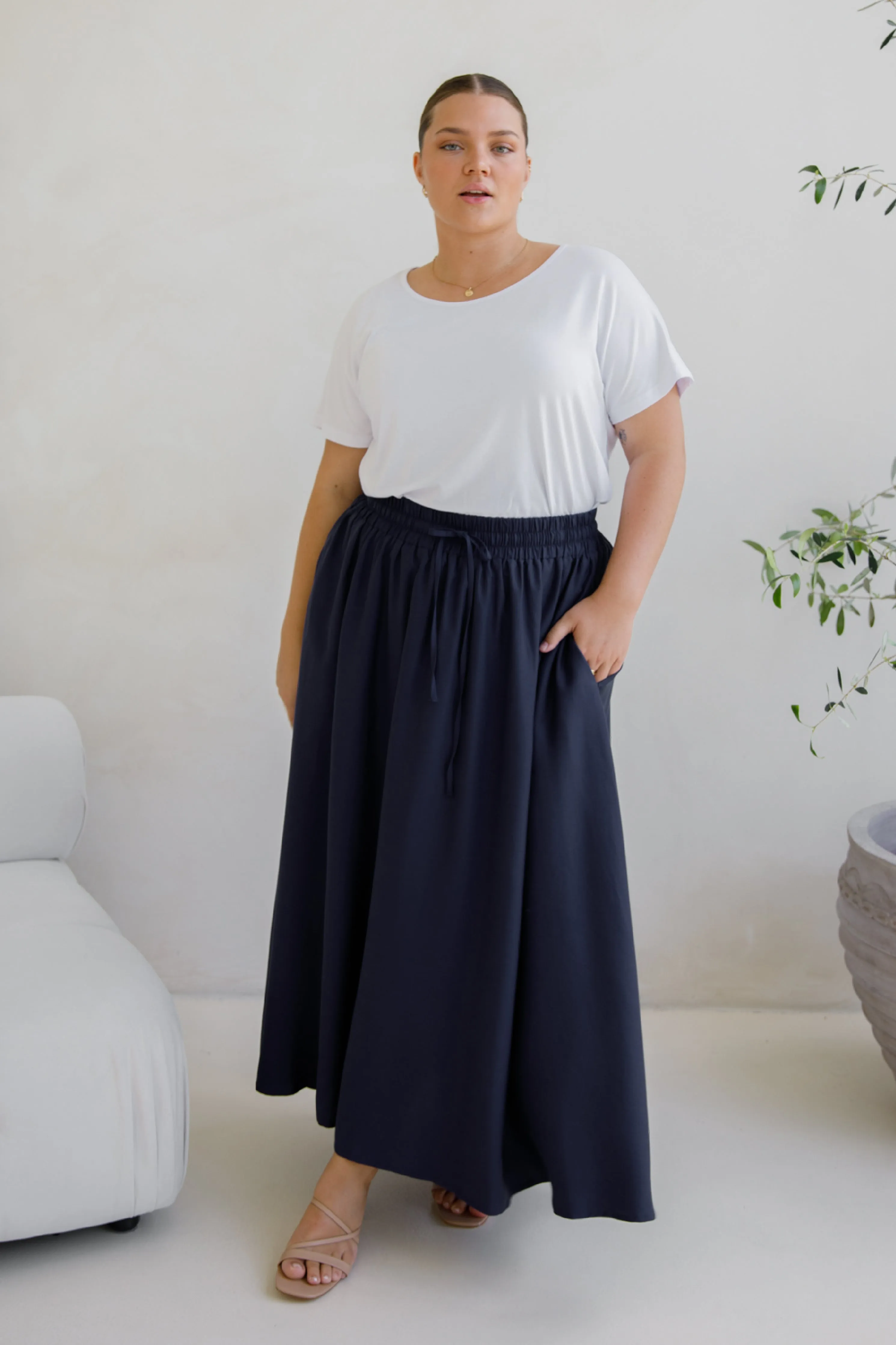 Lena Skirt | Navy