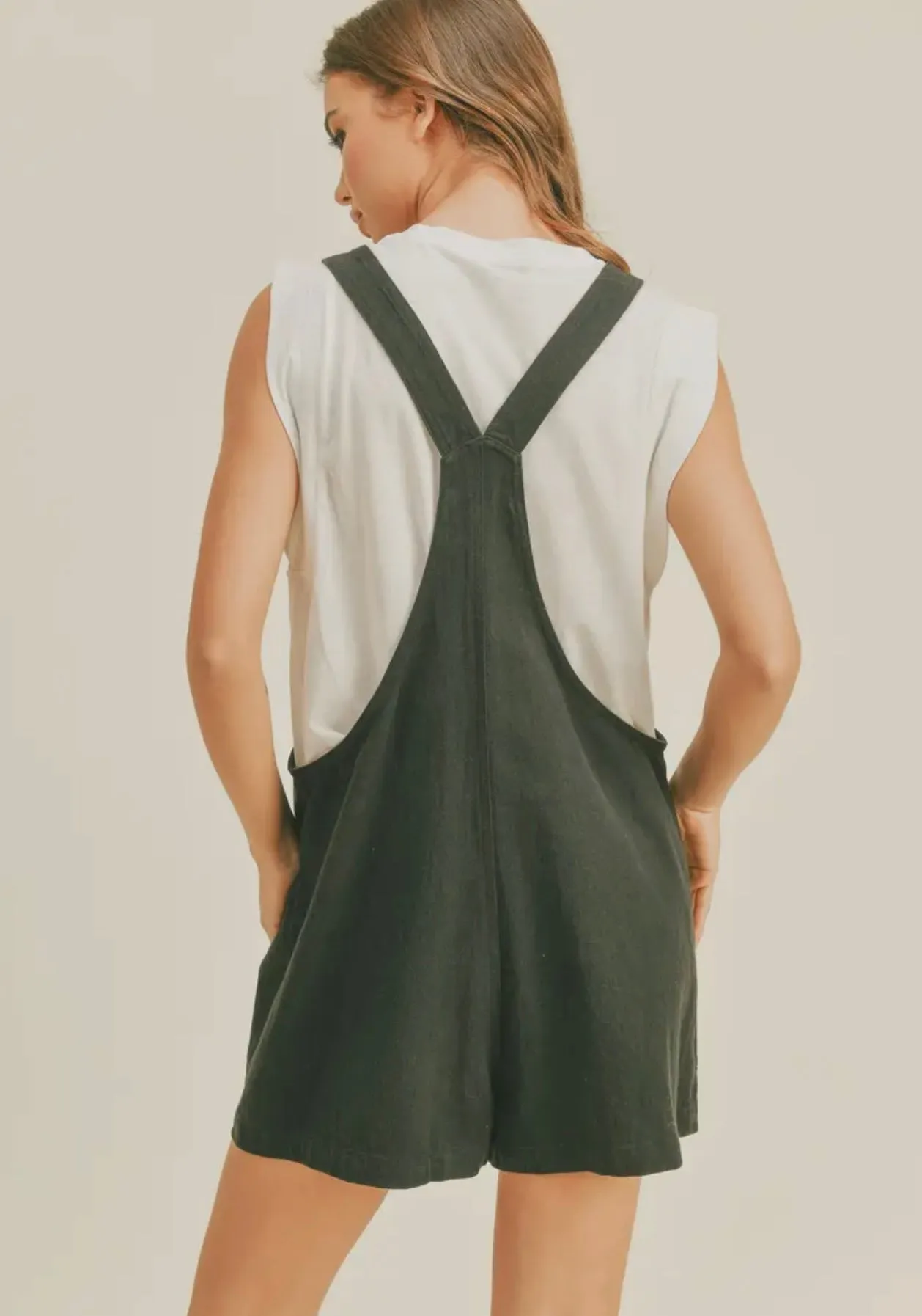 Linen Short Overall